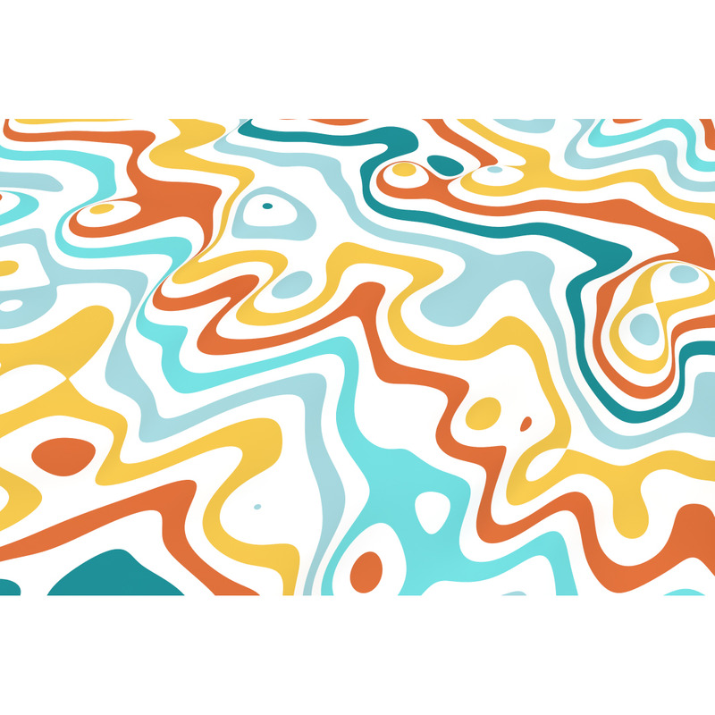 Abstract 3d linee ondulate sfondo multi colore - Caratteristiche Immagine 8