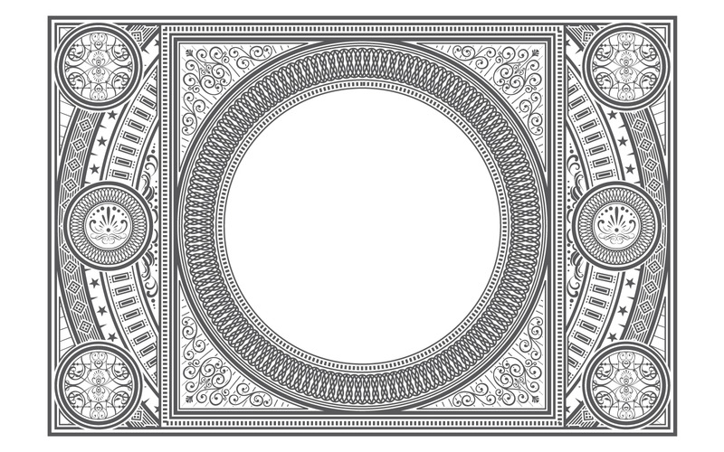 Rectangle Ornamental Frames in Vector - Features Image 11