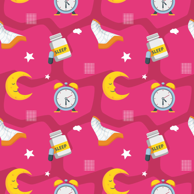 Sleep Seamless Pattern Design - Features Image 2