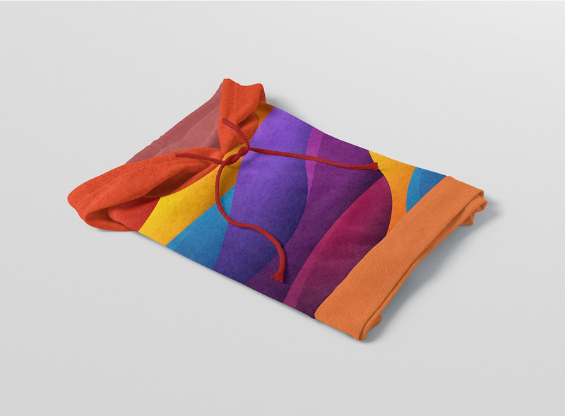 Felpa con cappuccio - Modello di felpa con cappuccio crop top per ragazze - Caratteristiche Immagine 3