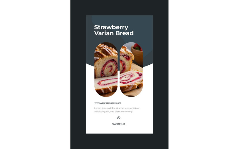 Instagram Stories Strawberry Varian Bread Vol.2 - Features Image 1