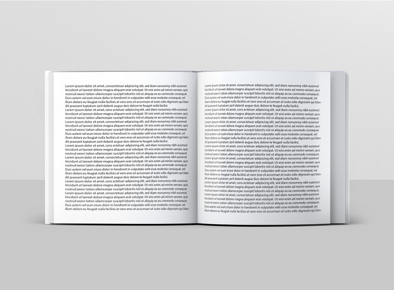 Mockup di libro quadrato con copertina rigida - Caratteristiche Immagine 15