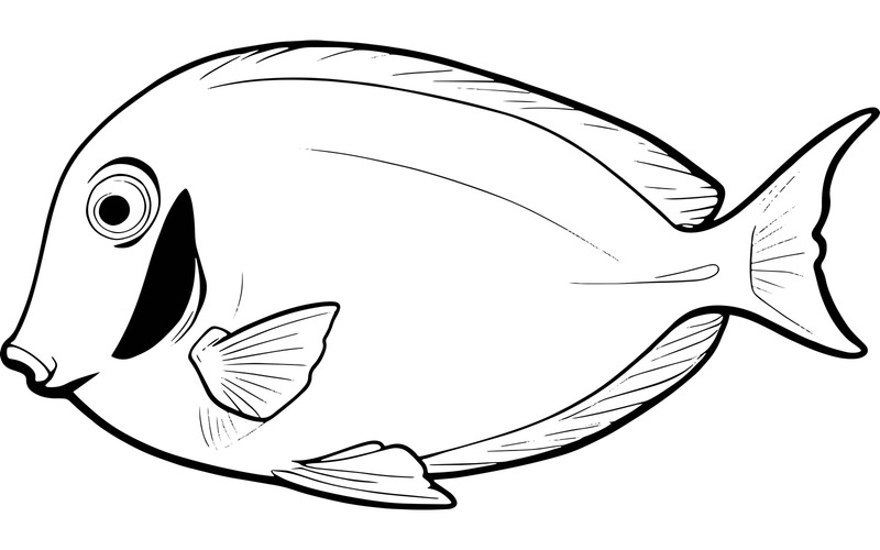 Bellissimi pesci, fondali marini, barriere coralline sott'acqua (immagine illustrativa AI + grafica vettoriale) - Caratteristiche Immagine 2