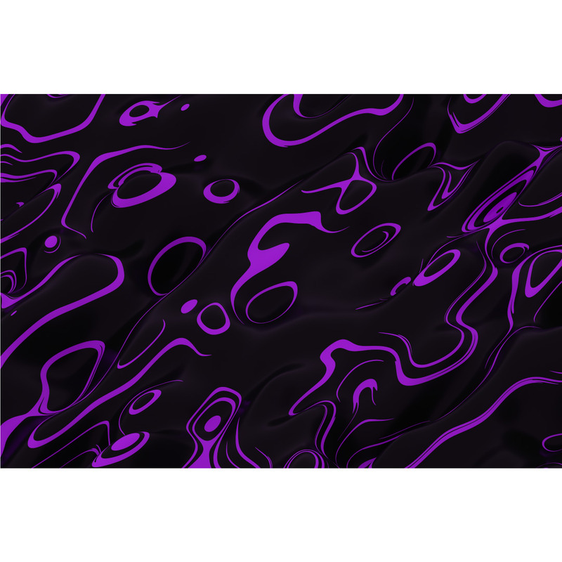 Abstract Wavy Lines Background - Purple and Black