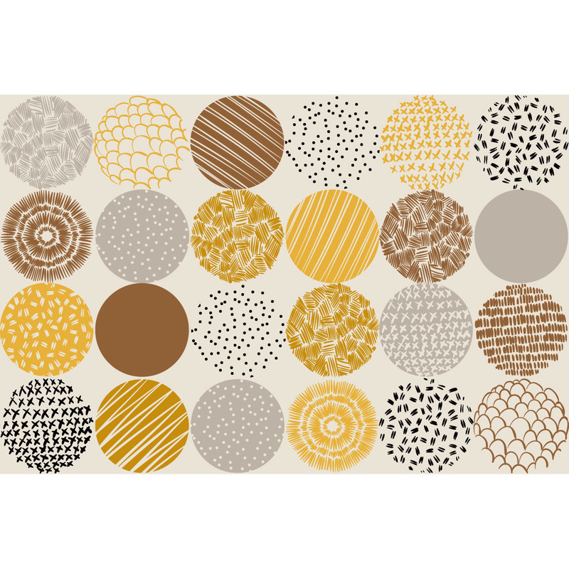 Decori rotondi Memphis Elements Seamles Patterns - Caratteristiche Immagine 5
