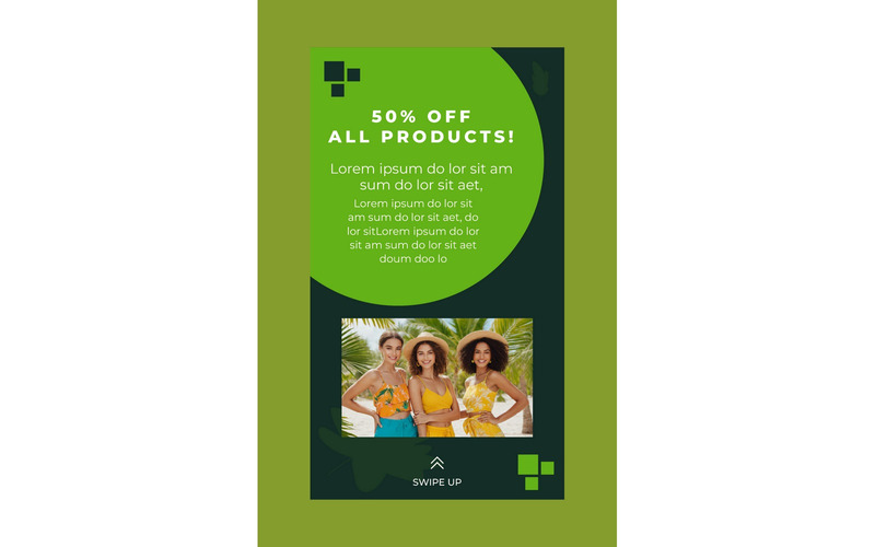 Instagram Stories 50% OFF All Products - Features Image 1