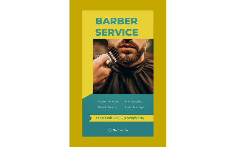 Instagram Stories Barber Service - Features Image 1