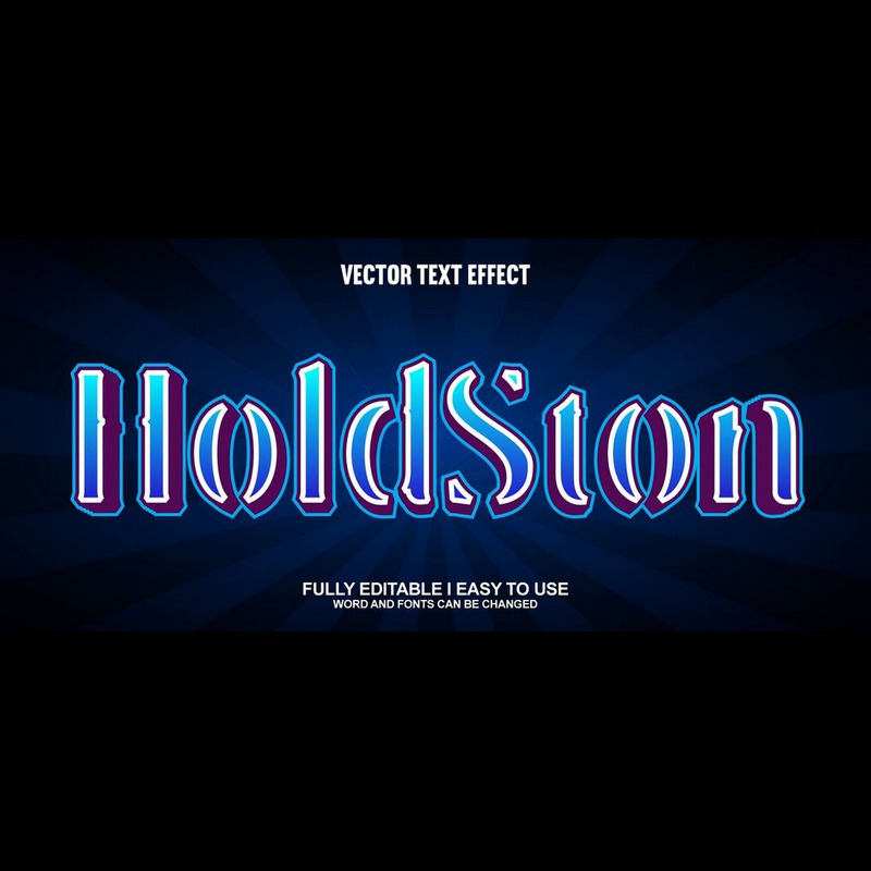 Håll Ston helt redigerbar vektor 3D-texteffekt - Features Image 1