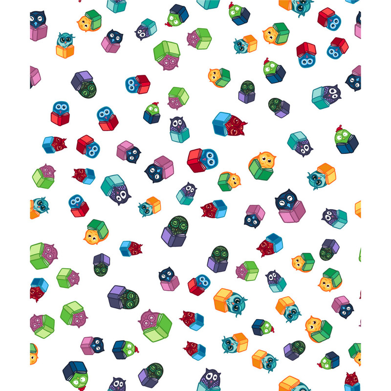 Patrones divertidos de búhos con libros - Características Imagen 7