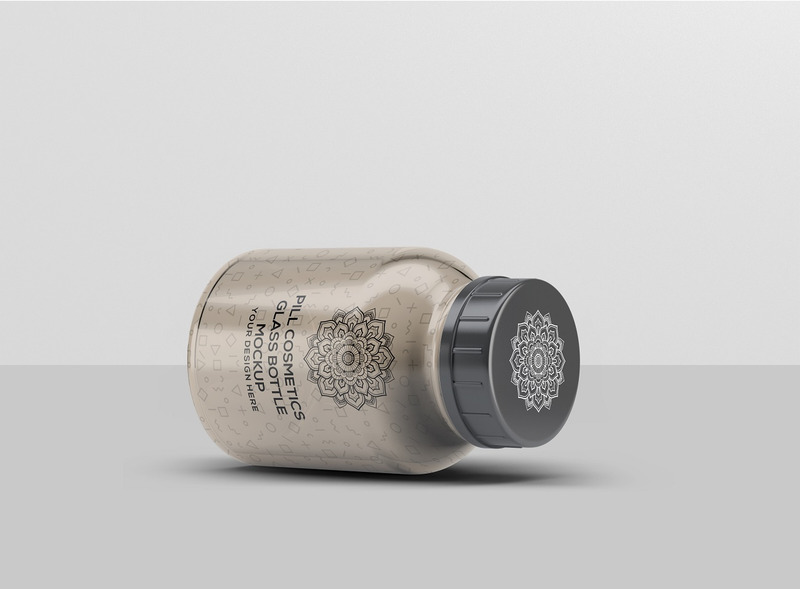 Maketa kosmetické skleněné láhve pilulky - Features Image 3