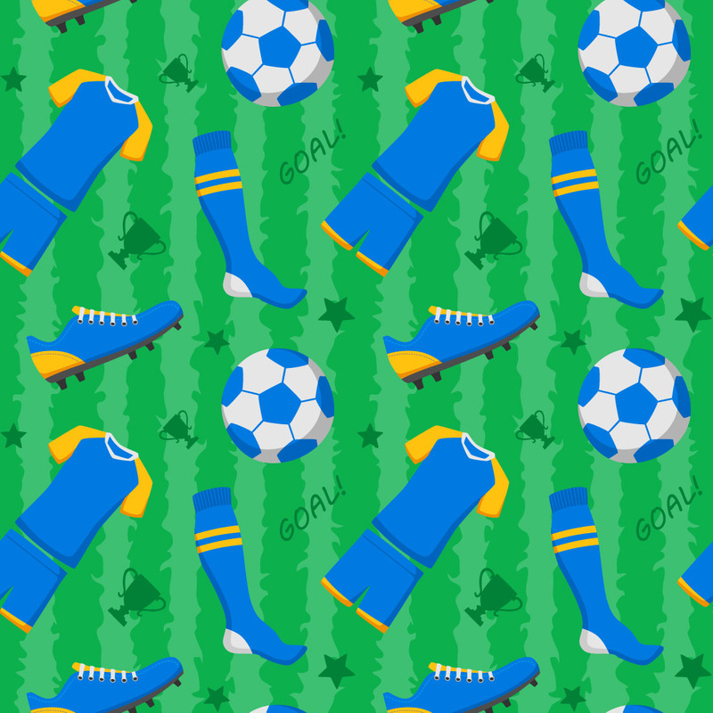 Disegno del modello senza cuciture di calcio - Caratteristiche Immagine 1