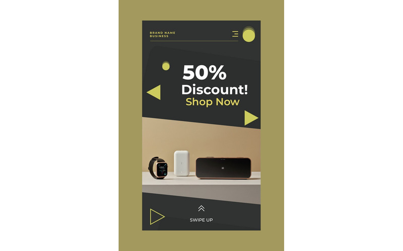 Instagram Stories 50% Discount Shop Now - Features Image 1