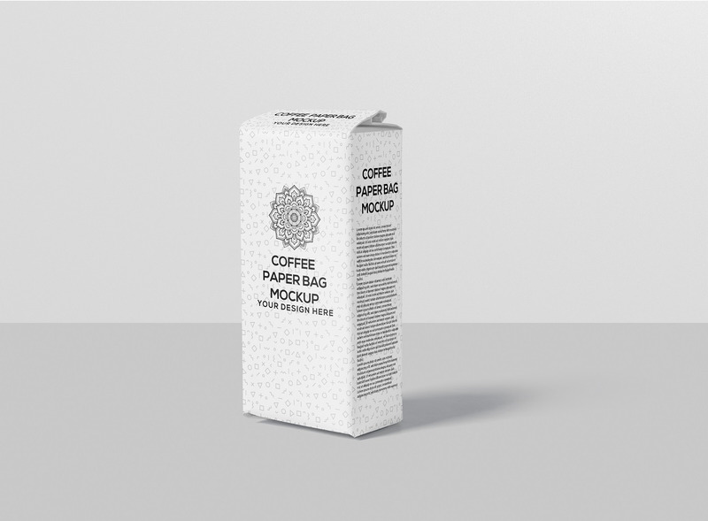 Borsa da caffè - Mock-Up di sacchetto di carta da caffè - Caratteristiche Immagine 1