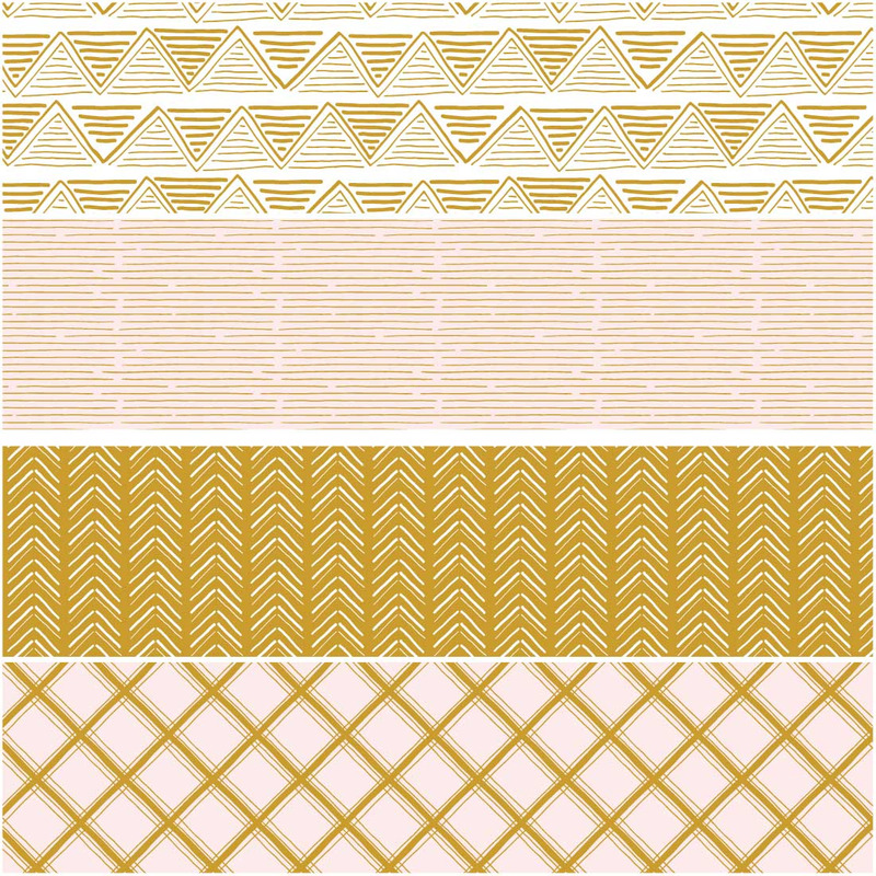 Modelli disegnati a mano delle linee del tramonto - Caratteristiche Immagine 6