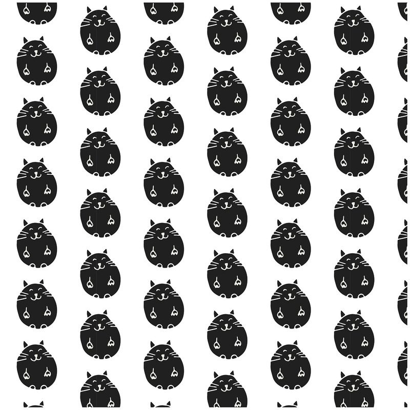 Set di motivi per sfondo di gatti da 40 - Caratteristiche Immagine 5