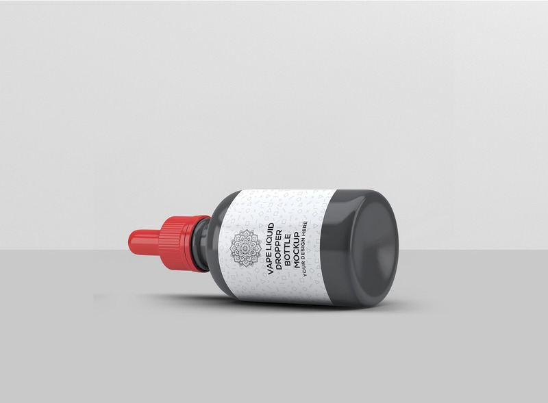 Flacone contagocce liquido Vape Mock-Up - Caratteristiche Immagine 5
