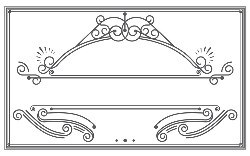 Rechthoek Vintage Badges in Vector - Features Image 7