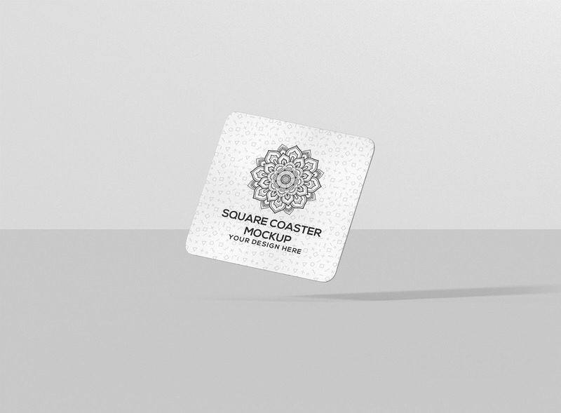 Round Corner Square Coaster Mockup - Features Image 3