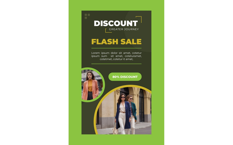 Instagram Stories Discount Greater Journey Flash Sale - Features Image 1
