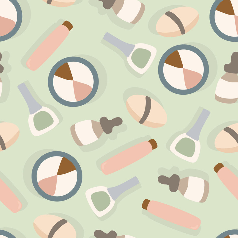 Make-up Seamless Pattern Vector - Features Image 1