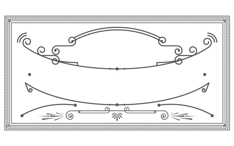 Rechthoek Vintage Badges in Vector - Features Image 8