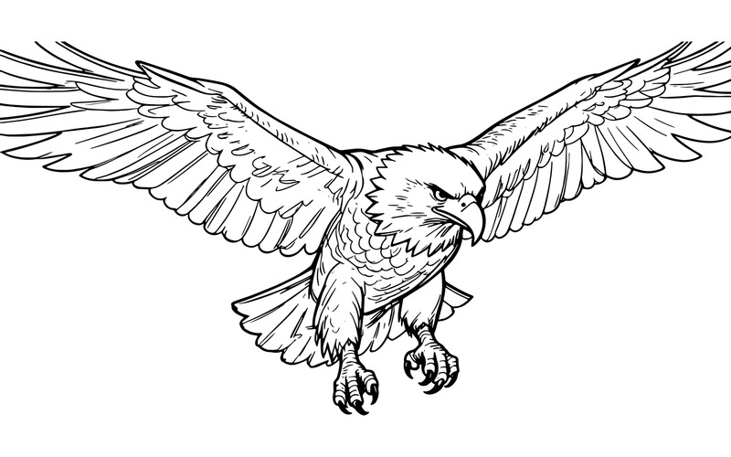 Voo da Águia-pesqueira-africana (Ilustração em IA + Arte vetorial) - Features Image 2