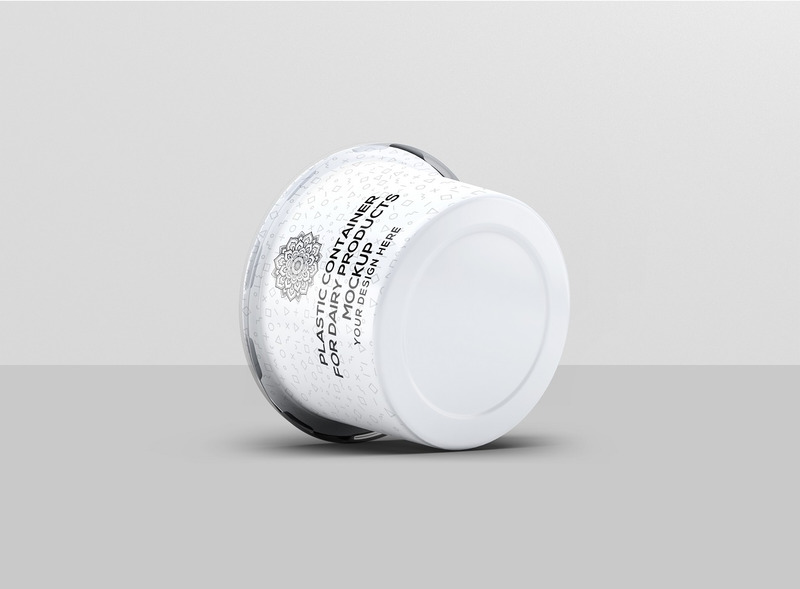 Contenitore in plastica per prodotti lattiero-caseari Mockup - Caratteristiche Immagine 6