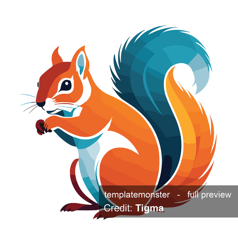 Nature’s Beauty: Squirrel T-Shirt Artwork - Features Image 1