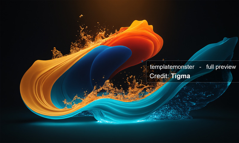 Pourquoi devriez-vous acheter cette œuvre d'art numérique en édition limitée présentant une vague de couleurs orange et bleue - Caractéristiques de l’image 1