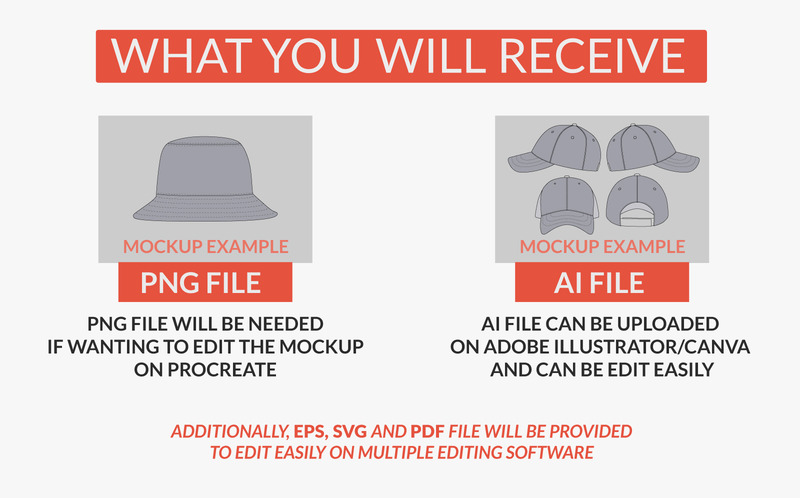 Essential Headwear Vector Mockup Tech Pack - Features Image 4