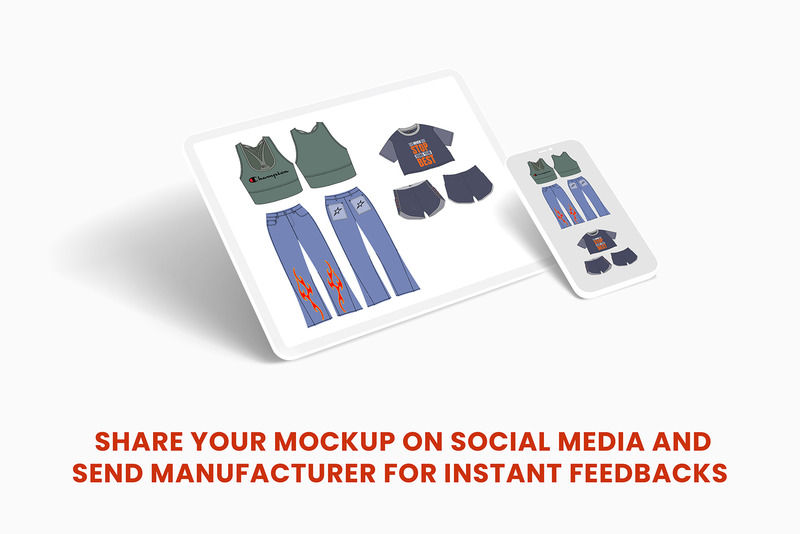 Womenswear Flat Fashion Vector Mockup Bundle - Features Image 6