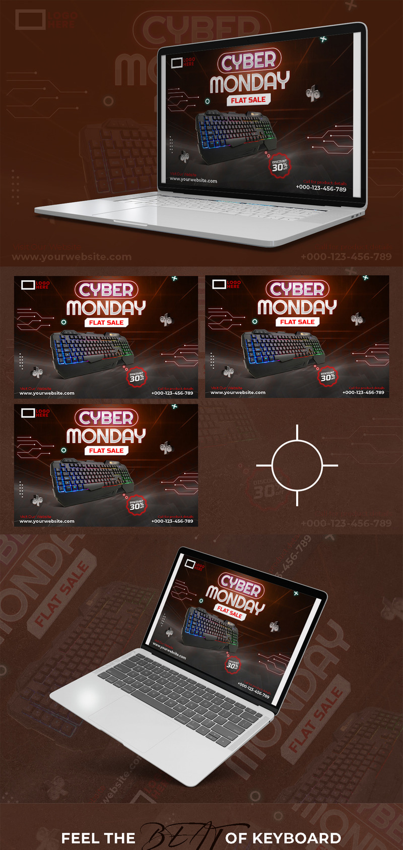 Cyber Monday Social Media Banner - Features Image 1