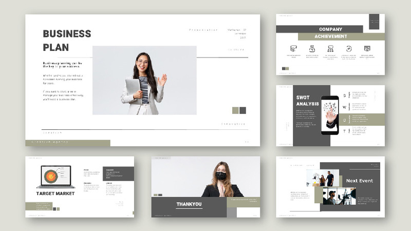 100 Folien Full Pack Pitch Deck Business Keynote Präsentationsvorlage - Eigenschaften Bild 1