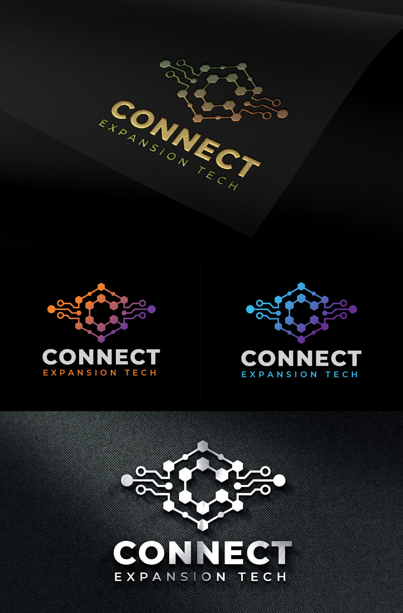 Projektowanie logo Blockchain Crypto Tech na literę C - Obraz funkcji 1