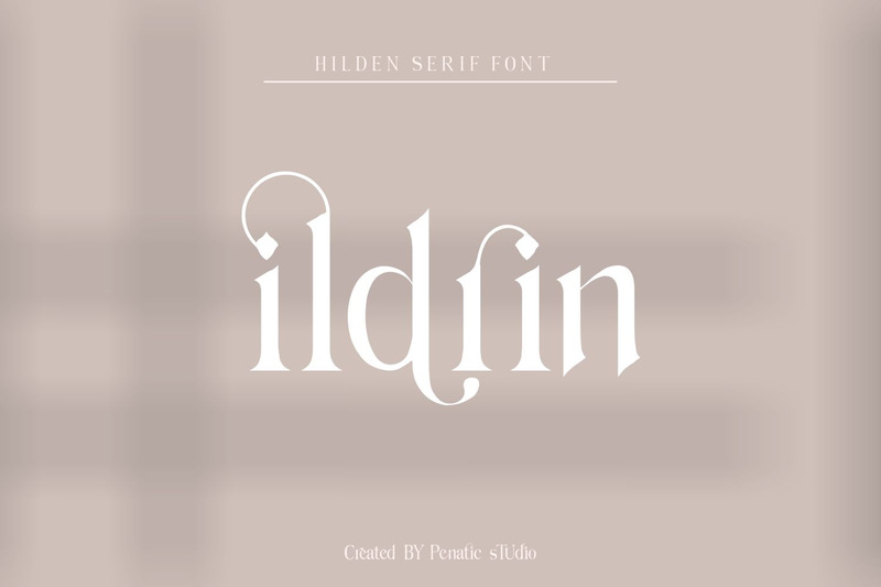 Hilden - stylowa, nowoczesna czcionka szeryfowa - Obraz funkcji 4