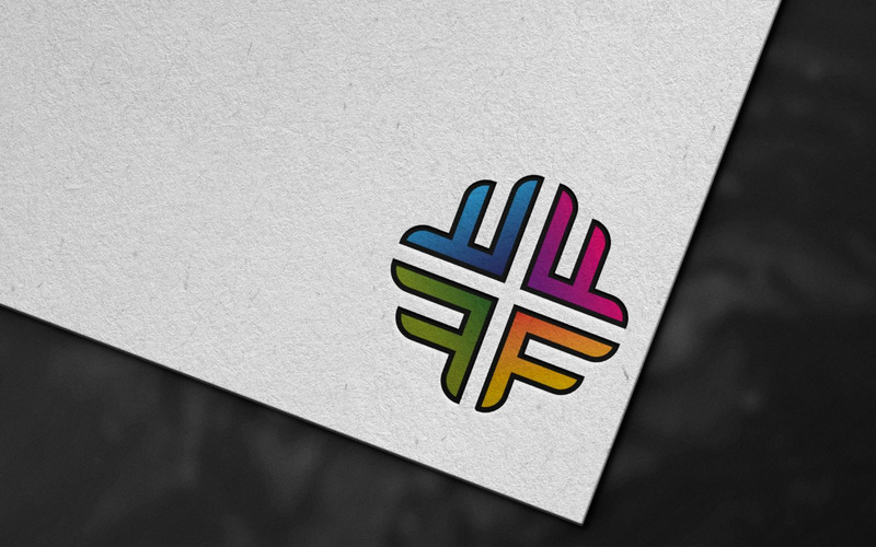 Vorlage für digitales Logo mit F-Buchstaben - Eigenschaften Bild 1