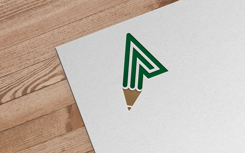 A letter/ pencil Digital Logo Template - Features Image 1