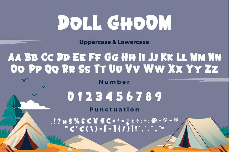 Doll Ghoom Adorable Playful Premium Font - Features Image 9