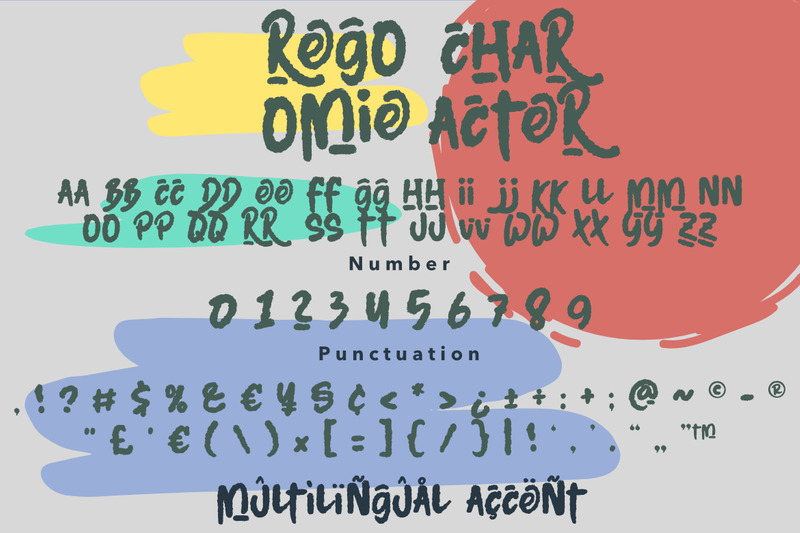 Regoomie – Doodly Handwritten Display Font - Features Image 8