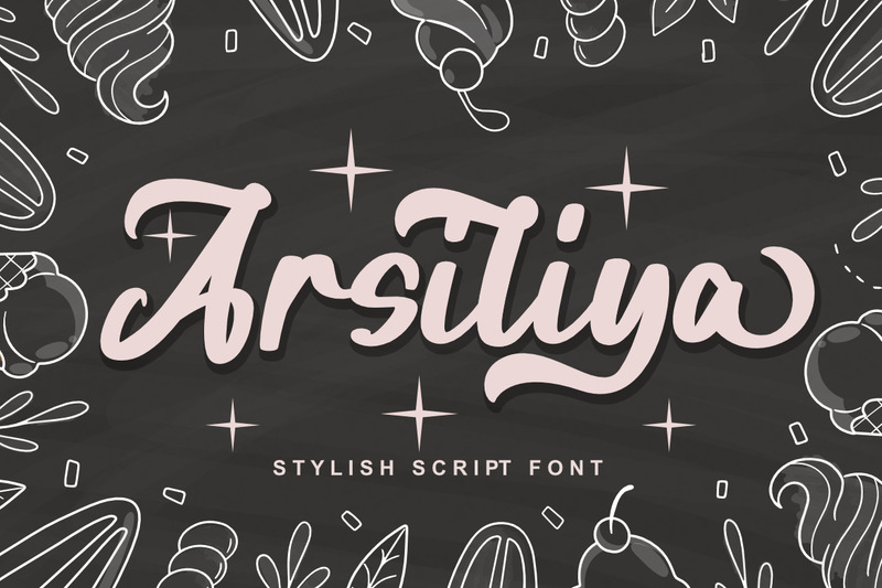 Arsiliya Stylish Script Premium Font - Features Image 4