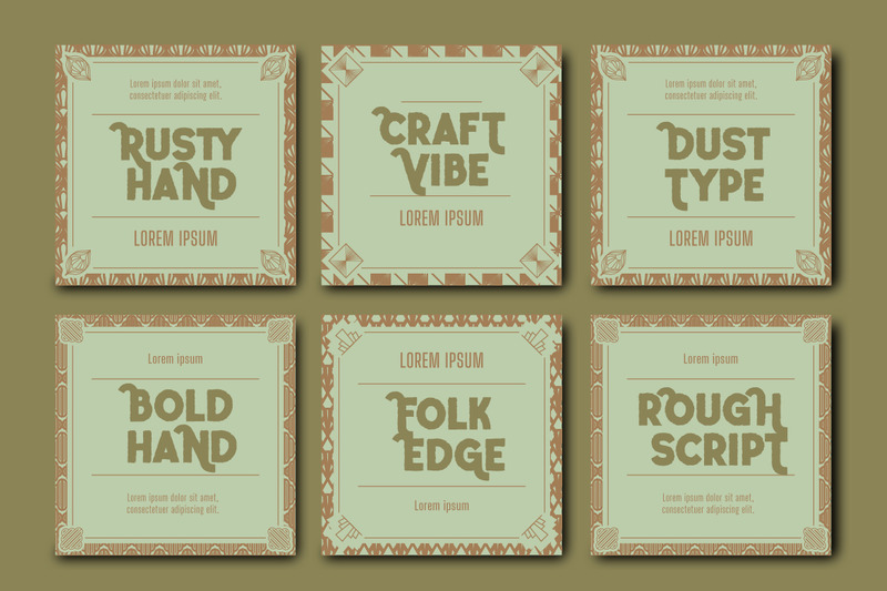 The Beatlion – ręcznie wykonana czcionka w stylu vintage - Obraz funkcji 6