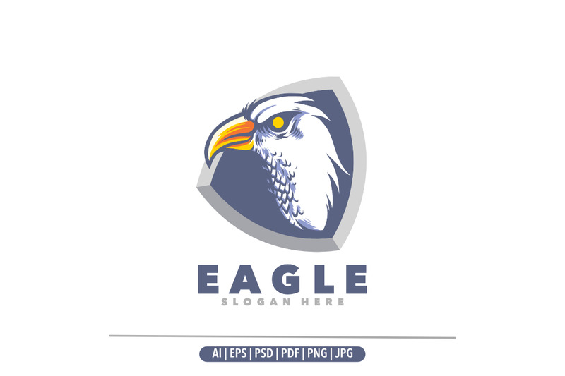 Kartal amblemi logo tasarım şablonu - Features Image 1