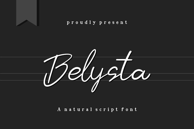 Belysta a Natural Script Font - Features Image 6