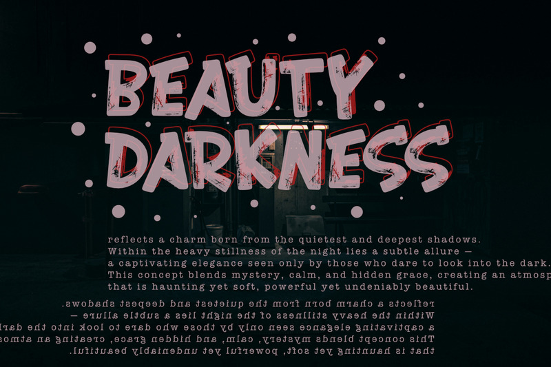 Шрифт Moris A Grunge Display Font - Features Image 5