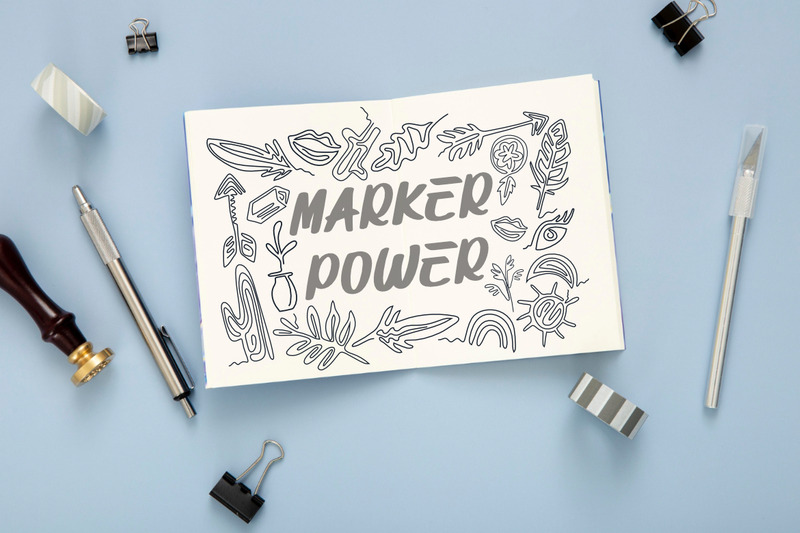 Bokerty a New Brushed Premium Font - Features Image 8