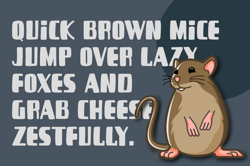 Czarny Mickey – oryginalna czcionka premium - Obraz funkcji 5