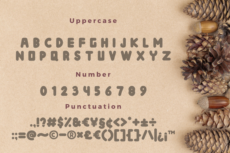 Yubold una tipografía Bubble Modern Font - Características Imagen 2