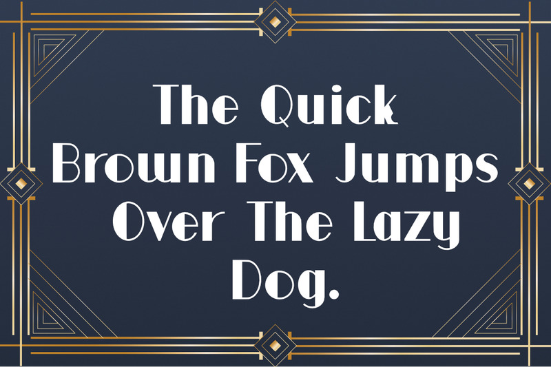 Coler Art Deco Premium-lettertype - Features Image 6