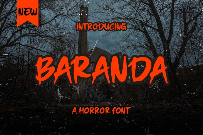 Baranda a Horror Premium Font - Features Image 1