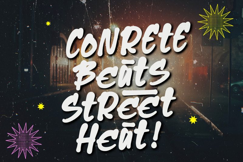 Black Street - Urban Marker-lettertype - Features Image 2